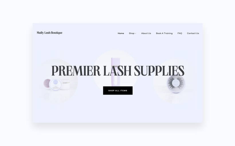 Photo of Designed a visual identity and website for an e-commerce site.